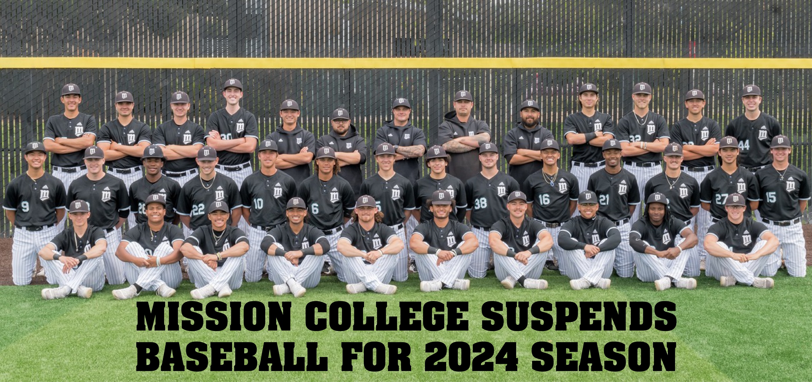 Mission Suspends Baseball for 2024 Season